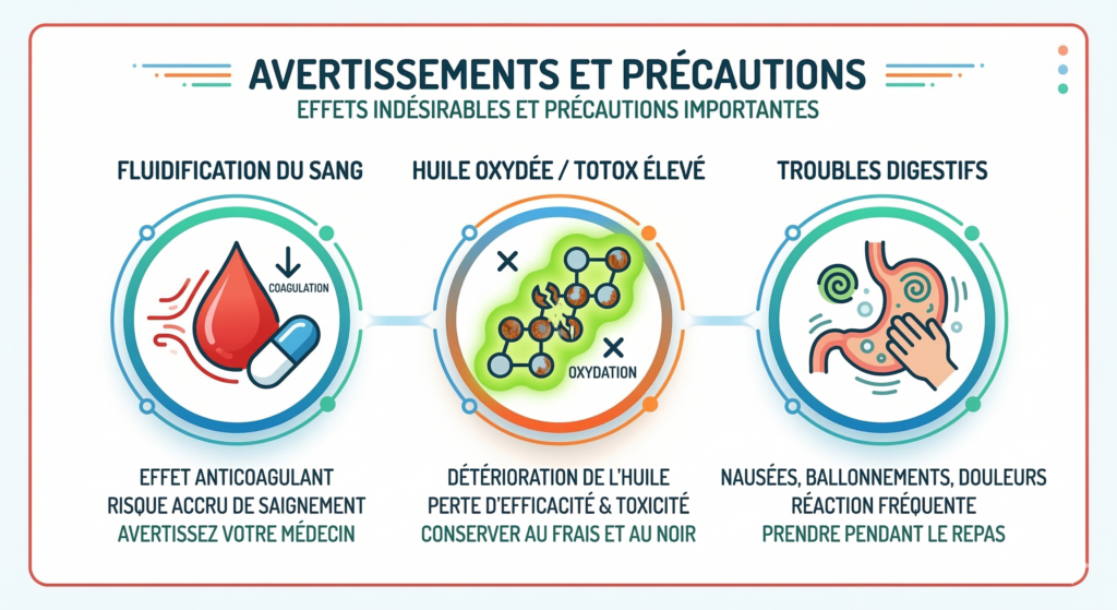 Effets indésirables et précautions