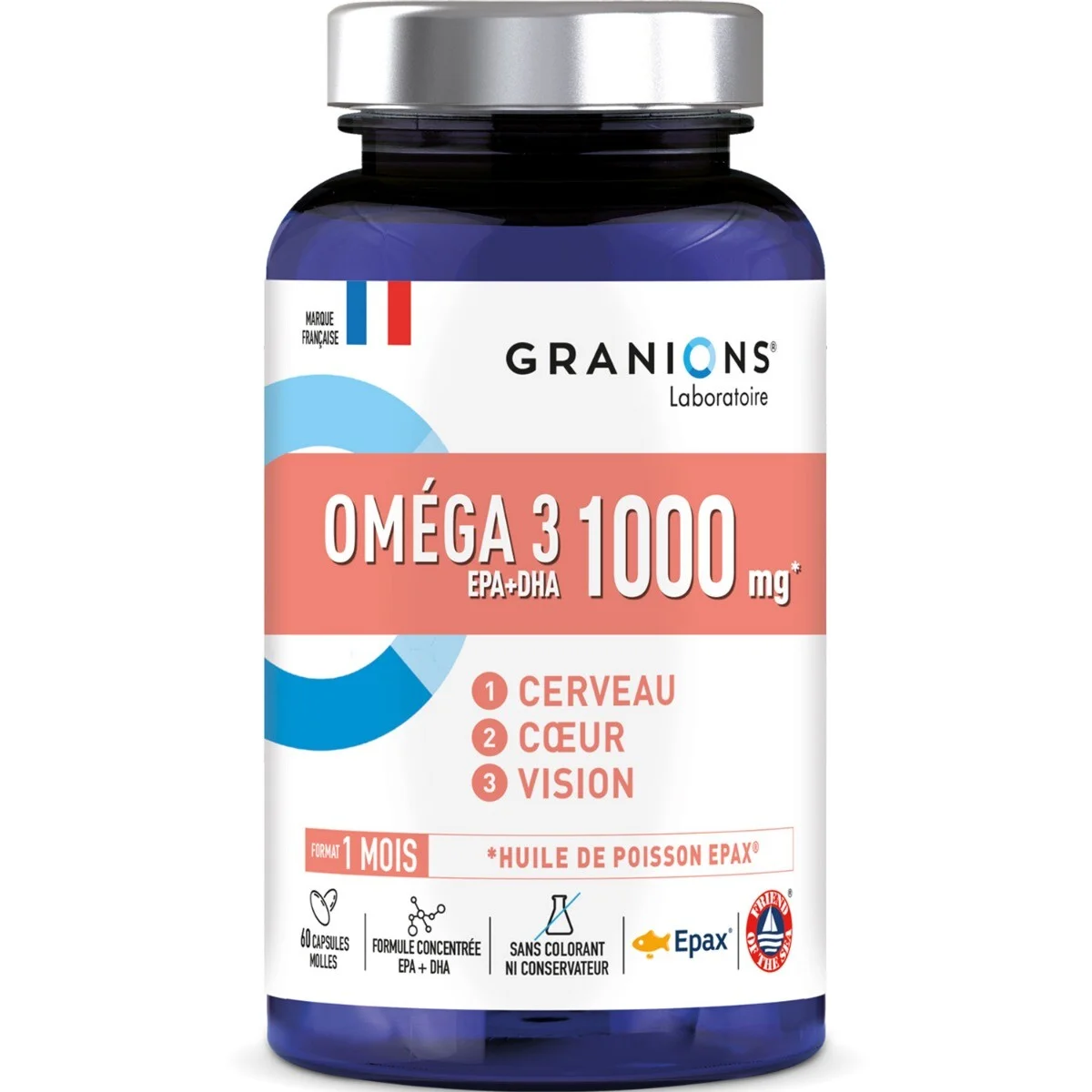 Oméga 3 Epax® 1000 mg 60 gélules
