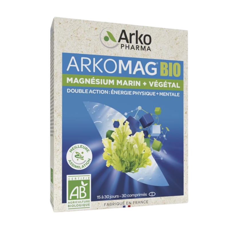 Arkomag BIO Magnésium Marin + Végétal ARKOPHARMA