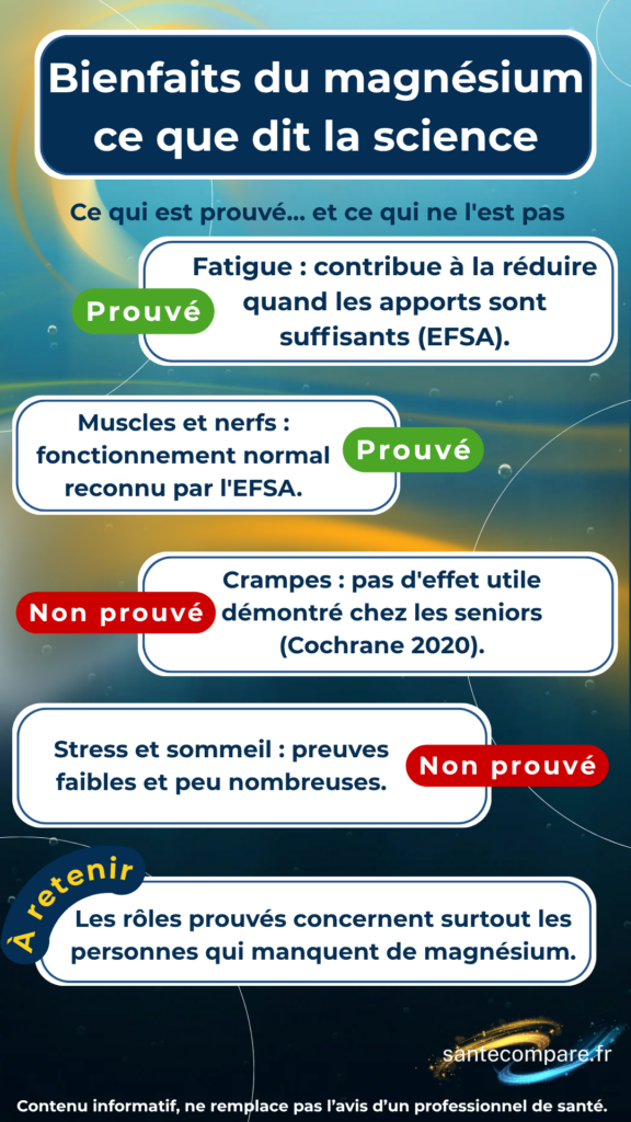 Bienfaits du magnésium ce que dit la science