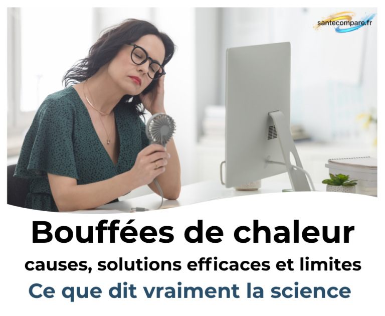 Bouffées de chaleur, causes, solutions efficaces et limites, ce que dit vraiment la science