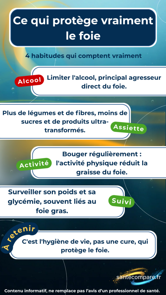 Ce qui protége vraiment le foie