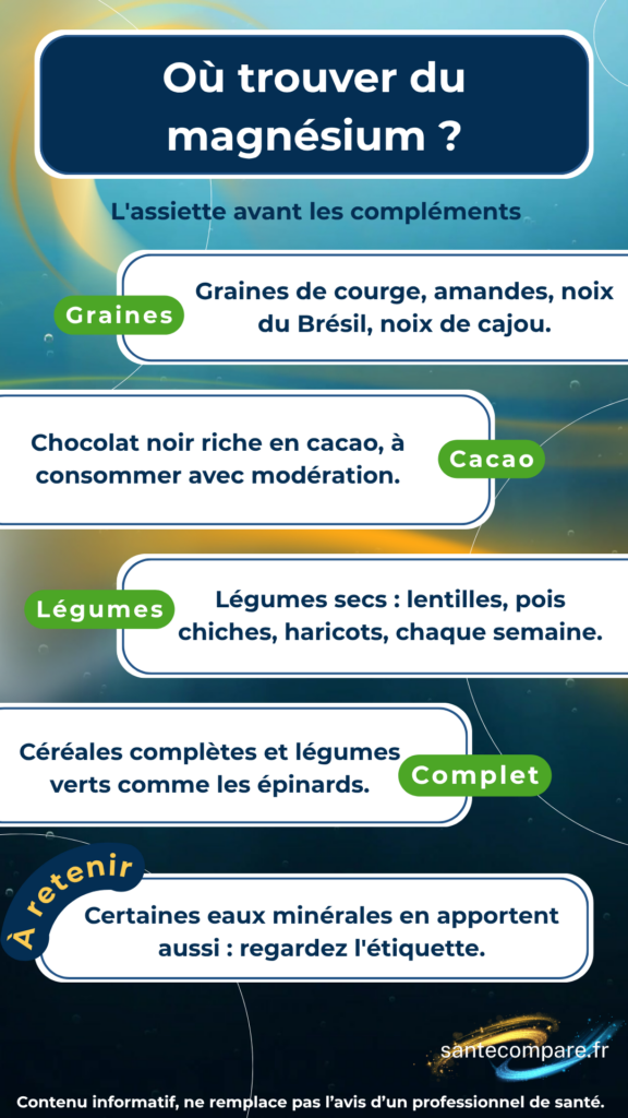 Où trouver du magnésium