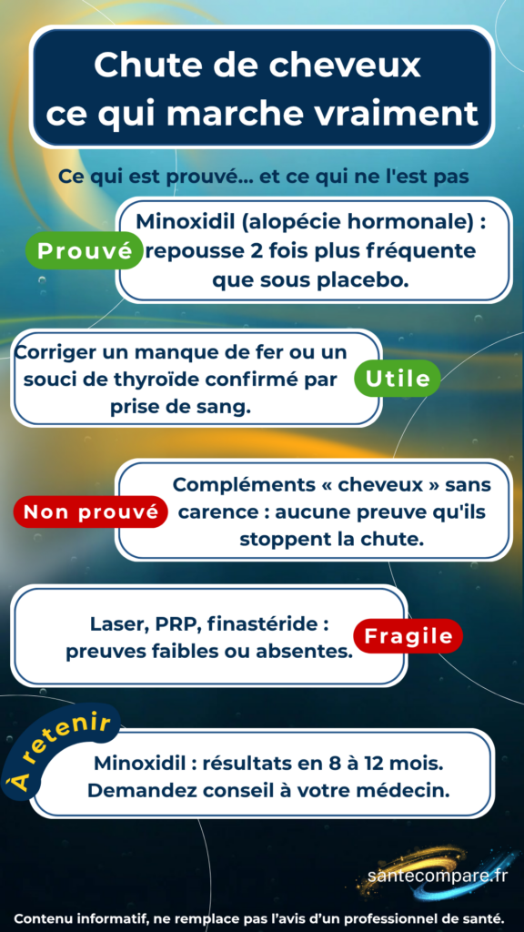 Chute de cheveux ce qui marche vraiment